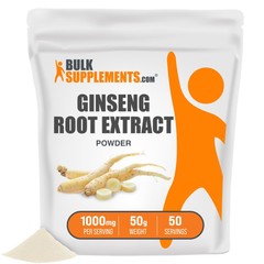 BulkSupplements Ginseng Root Extract – Promote Natural Energy & Endurance