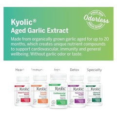 Kyolic Aged Garlic Extract Formula 110 CoQ10 Cardiovascular 100 Capsules