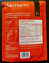 Harmonia Cortisol Cocktail Supplement Drink – 30 servings, Exp 122027