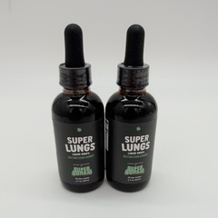 SuperBonsai Super Lungs Mullein Drops–Herbal Lung Support Tincture -Bundle of 2