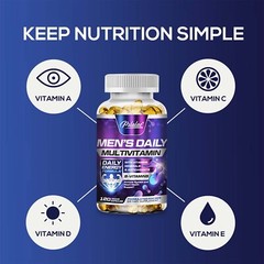 Men’s Daily Multivitamin – Vitamins & Minerals – Highest Potency, Energy Booster