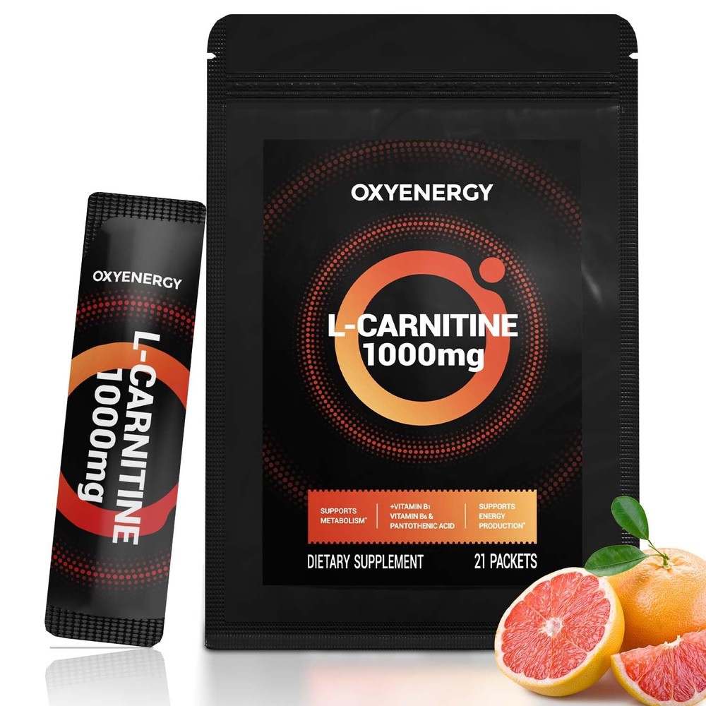 Liquid LCarnitine Supplement 1000mg Gentle for Daily Use, Zero Calorie, Suga…