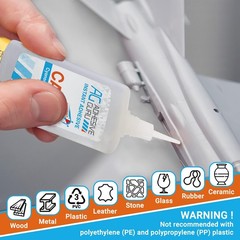 Adhesive Guru CA Glue with Activator Kit (2×3.5 oz + 2×13.5 fl.oz) Profession…