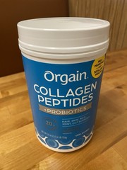 Orgain Collagen+Probiotics Unflavored for Hair Skin Nail Support 1.6 Lb~06/2027