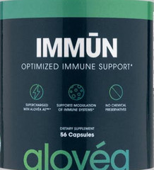 Alovea IMMUN Aloe Vera Immune Support Supplement 56 Capsules exp : 12/28