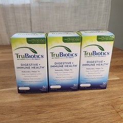 Lot of 3 TruBiotics Daily Probiotic With Prebiotics 30 Capsules Each Exp 9/2027