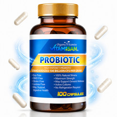 200 ULTRA PROBIOTIC 100 Billion CFUs NOW ULTIMATE FLORA PRIMAL NATURES ORGANIC V