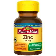 2 Packs Nature Made Zinc Gluconate 30 mg Antioxidant Immune Support 200 tablets