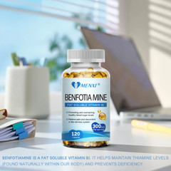 Benfotiamine 300mg (240 Vegetarian Capsules) Vitamin B1 – Gluten Free – Non GMO