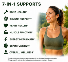 ELV D3 K2 Gummies 7-in-1 Extra Strength Sugar-Free Vegan Formula GMO-Free