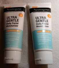 2 SPF 30 Neutrogena Ultra Gentle Daily Facial Moisturizer 3.4 fl. oz. (YY38)