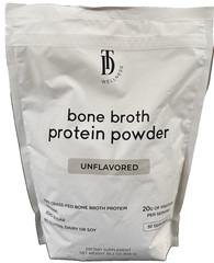 Taylor Dukes Wellness Bone Broth Protein Powder 100% Grass Fed-Unflavored 30.2oz