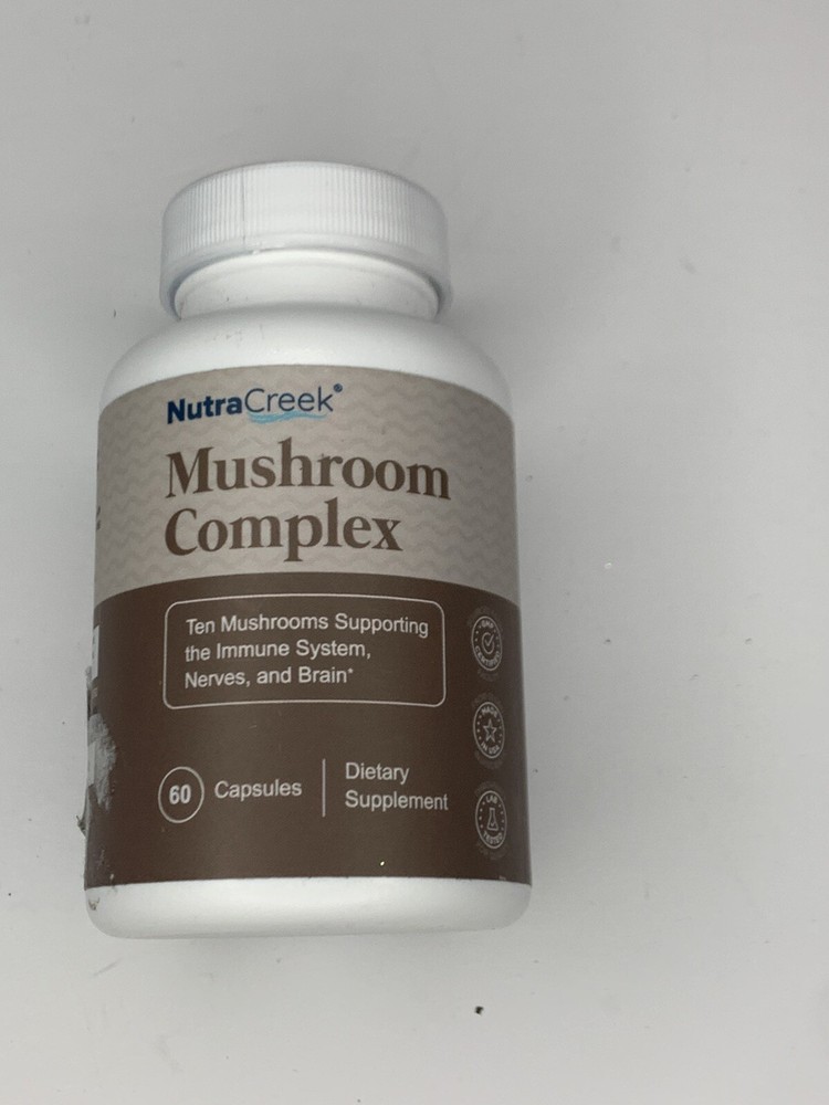 Bronson Mushroom Complex, Maitake-Reishi-Shitake 600mg, 60 Capsules Ex 06/24