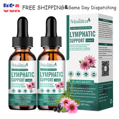 120ML Lymphatic Drainage Drops Support Lymph Health, Detox & Immunity