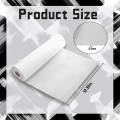 10 Ft x 12.4 Inch Hot Fix Transfer Tape, Rhinestones Transfer Film Paper Roll –