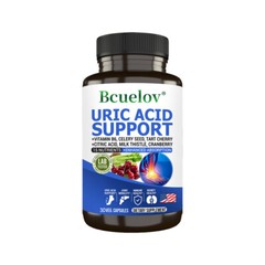 Uric Acid Support Tablets Joint & Kidney Supplement Tart Cherry For Gout Relief