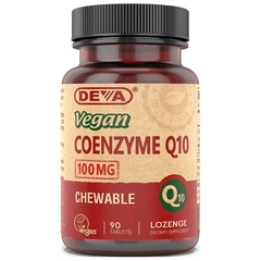 DEVA Vegan Coenzyme Q10 CoQ10 100 mg 90 Tablets