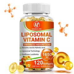 Liposomal Vitamin C 1650mg -120 Capsules – High Absorption Supplements-