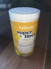 SUPER FIBER POWDER Supplement Pineapple Passion Fruit 50 Servings BELLWAY