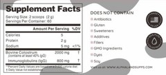 Colostrum Powder Supplement for Gut Health, Immune Support, Muscle Recovery