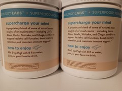 2 Wellology Labs™ Mushrooms & Adaptogens Superfood Boost Brain Balance Memory