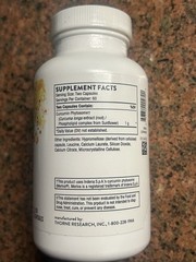 THORNE. Curcumin Phytosome. 1000 mg.DIETARY SUPPLEMENT. 120 Capsules. New