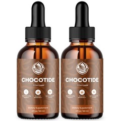(2 Pack) Chocotide Drops Natural Health & Fitness Formula Choco Tide 60 Servings