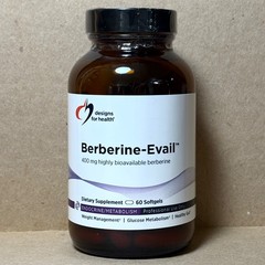 Official Authentic Designs for Health Berberine-Evail Dietary Supplement 60 Soft