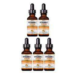 Purefight4U Vitamin C Serum for Face Anti Aging Formula 1FL oz 30ML – 5 Bottles