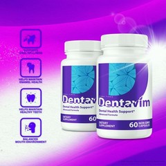 Dentavim Advanced Dental Support Capsules for Healthy Teeth and Gums 60ct