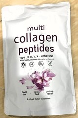 Collagen Peptides Powder Multi-Type I II III V X Hydrolyzed Protein Free Shippin