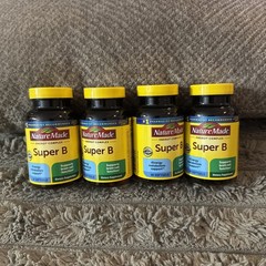 4 Nature Made Super B Energy Complex, Dietary Supplement for Brain Cell Function