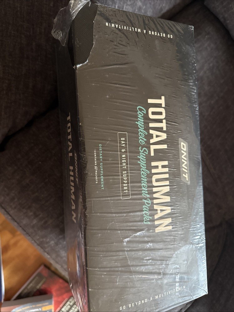 ONNIT Total Human Complete Supplement Packs Daily Vitamin Packs 60 Packets New