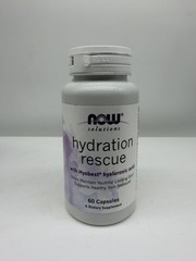 Now Solutions, Hydration Rescue with Hyabest® Hyaluronic Acid, 60 Capsules 6/27