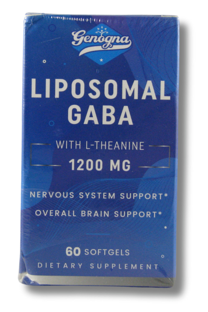 Genogna Liposomal GABA with L-Theanine 1200mg 60 Capsules