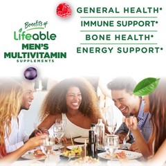 Multivitamin for Men Gummies | VIT A, C, D, E, B1, B2, Niacin, B5, B6, Folate…