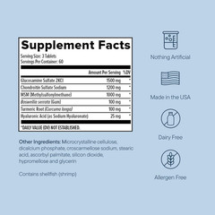 Zenwise Health Joint Support Supplement with 180 Count (Pack of 1)