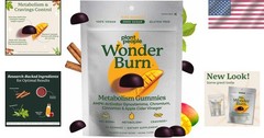 WonderBurn Metabolism & Cravings Control Gummies – Ripe Mango, 60 Count