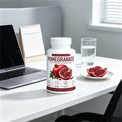 3X Alevia Organic Pomegranate Extract Capsules Natural Antioxidant Supplement