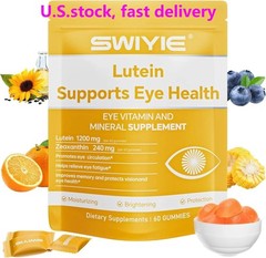 SWIYIE Lutein Gummies – Eye Health Support with Lutein & Zeaxanthin, 60 Gummies