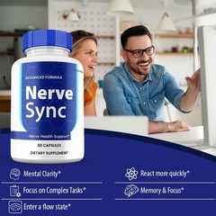 Nerve Sync Capsules, Max Strength Nerve Health Supplement, NerveSync (10 Pack)