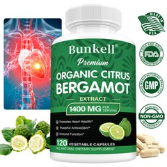 Bunkell Organic Citrus Bergamot 25:1 Bergamia Extract 1400 mg – Heart Health