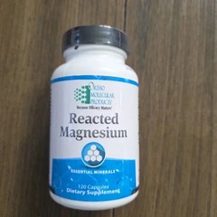 New Ortho Molecular Reacted Magnesium 120 Capsules – High-Absorption [Pack of 2]