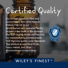 Wiley’S Finest Wileys Finest Catchfree Omega – Vegan Non-Gmo Fish Oil