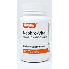NEPHRO-VITE O-T-C TABS Size: 100 by RUGBY LABORATORIES – Exp – 03-2026