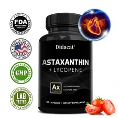 Astaxanthin & Lycopene – Supports Skin, Eye, Joint and Heart Health