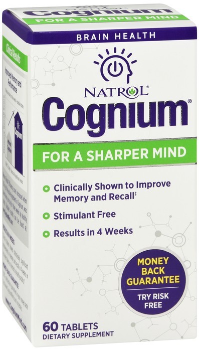 Natrol Cognium Memory Tablets 60 EA