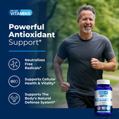 Astaxanthin New 10mg Softgel – 180 Capsules – Best Value We Like Vitamins