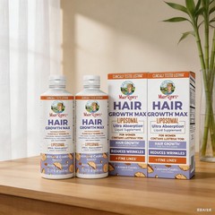 NEW Mary Ruth’s Women’s Hair Growth MAX Lipsomal With Lustriva 15.22oz LOT OF 2