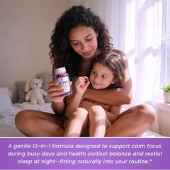 10-in-1 Saffron Gummies Supplements for Mood, Focus & Eye Support Sugar Free